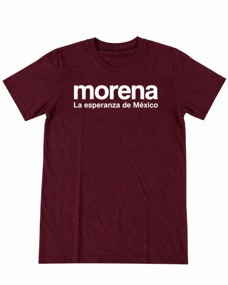 Playera vino/roja con logo sin logotipo