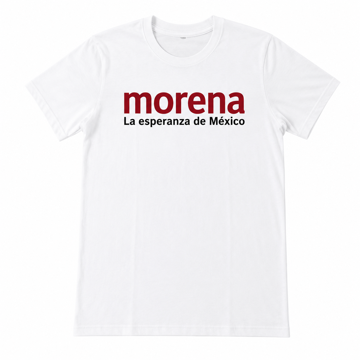 Playera blanca con logo sin logotipo
