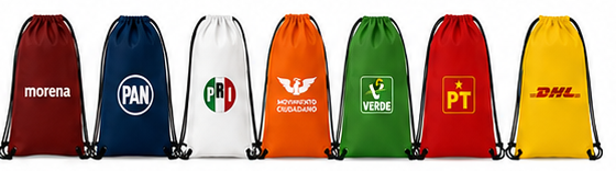 Mochila de cordón personalizado con marca