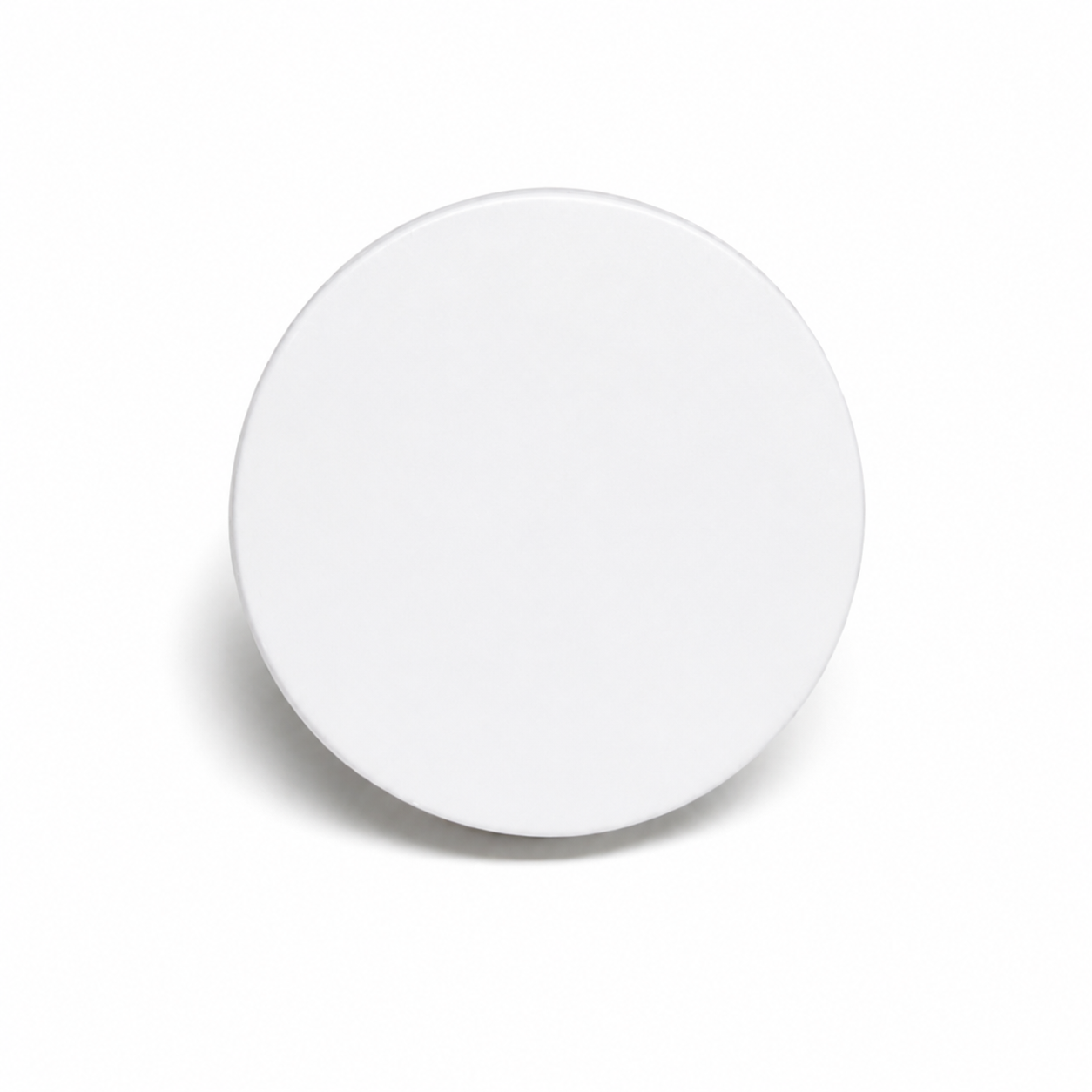 Pop socket blanco sin logotipo, producto neutro